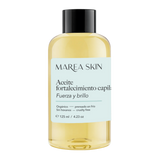 Aceite de fortalecimiento capilar 125 ml fondo transparente
