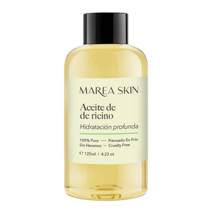 Aceite de ricino para cejas y pelo con fondo transparente 125 ml