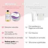 Tabla comparativa del dúo relajante contra otros productos